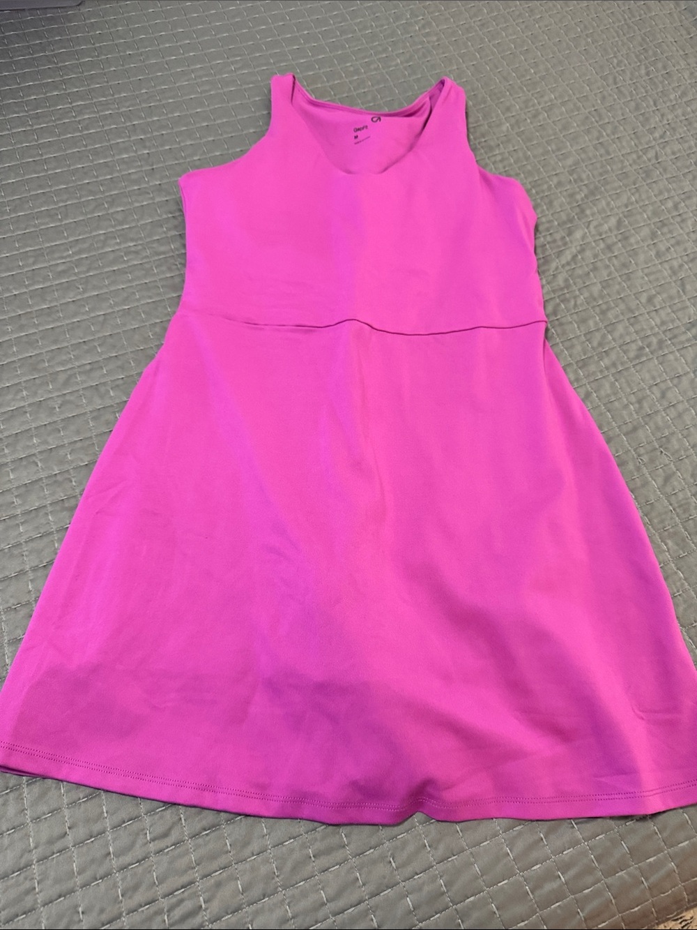 Sleeveless Pink A-Line Active Dress
